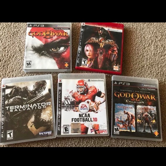 PS3 /5 GAMES/REMOTE/CHARGING DOCK/CONTROLLERS - Picture 5 of 8